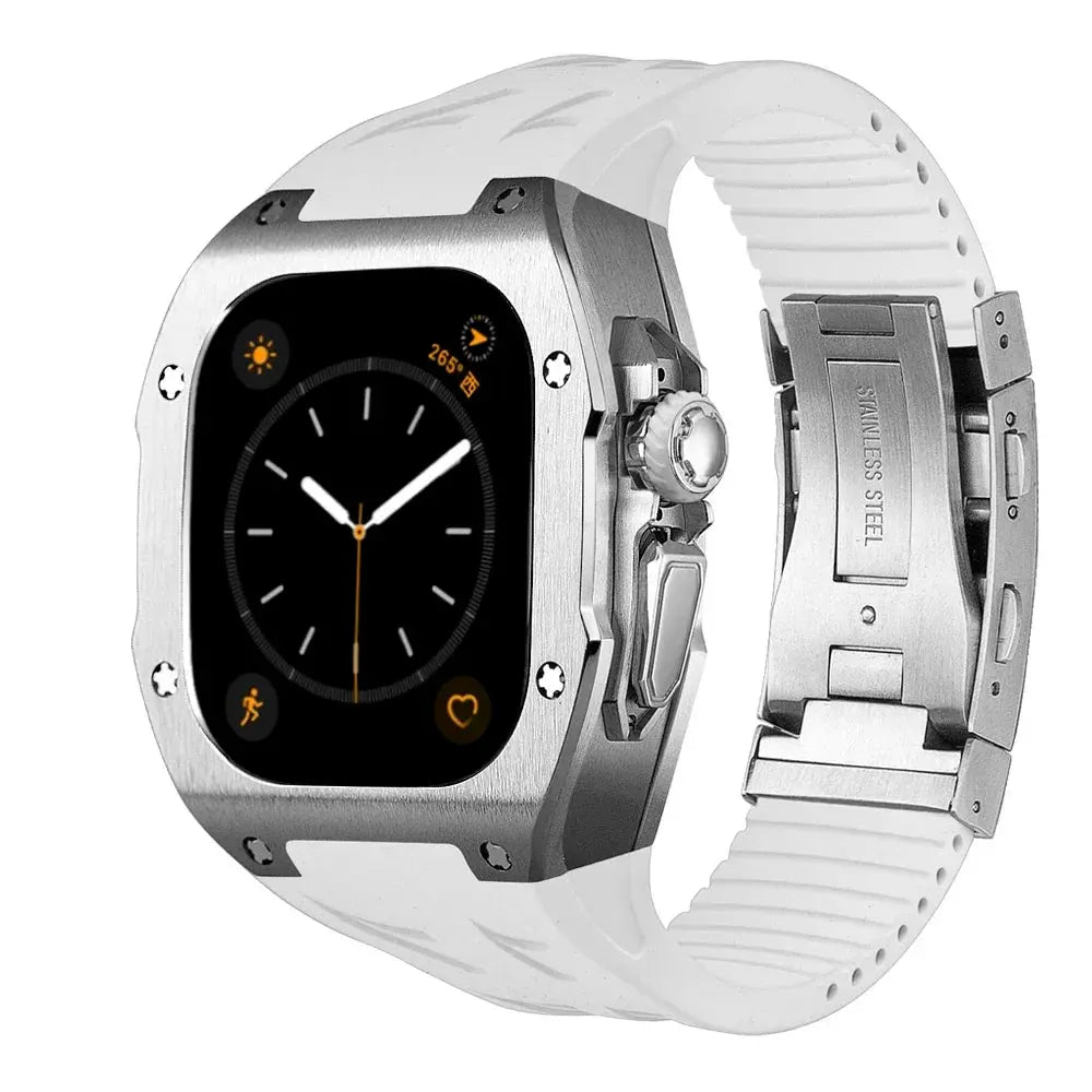 TitanCarbon Luxury Modification Kit for Apple Watch Ultra 2/1 - Pinnacle Luxuries