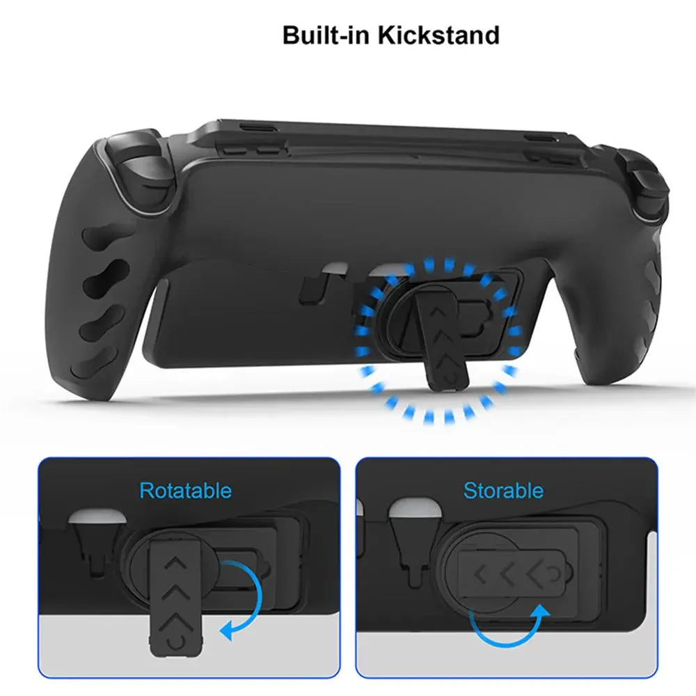 1 Set Protective Shell Cover Removable and Drop-proof Premium TPU Protective Case with Kickstand for PS5 Portal Accessories Pinnacle Luxuries
