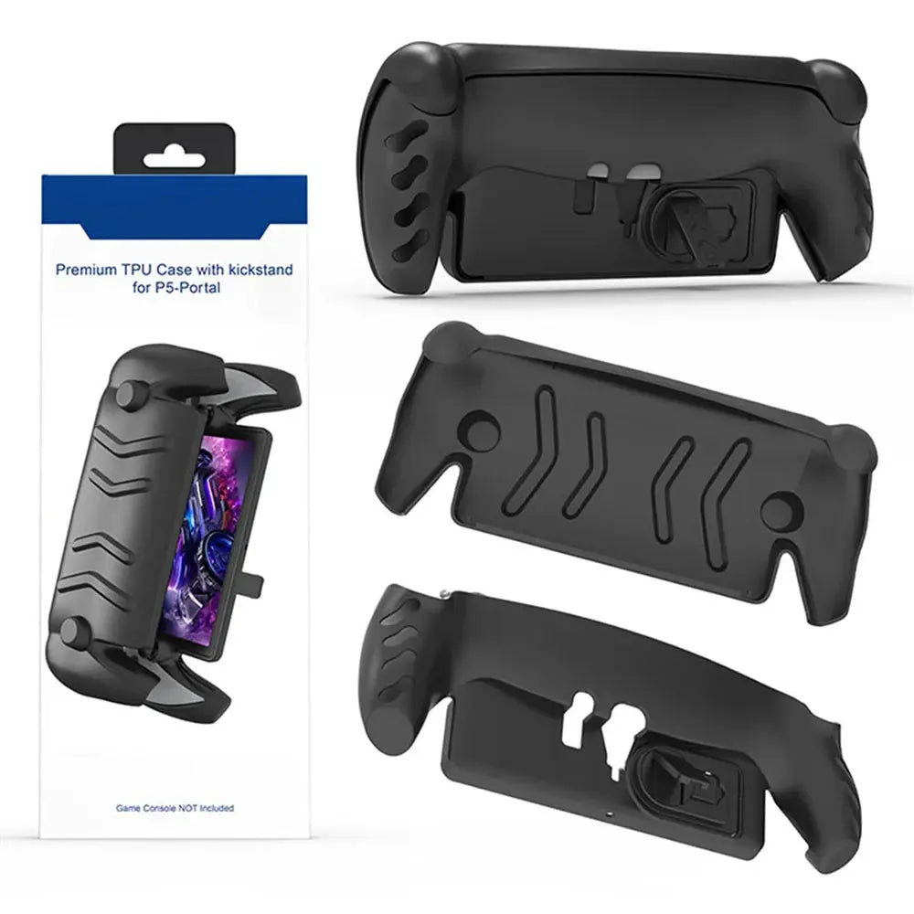 1 Set Protective Shell Cover Removable and Drop-proof Premium TPU Protective Case with Kickstand for PS5 Portal Accessories Pinnacle Luxuries