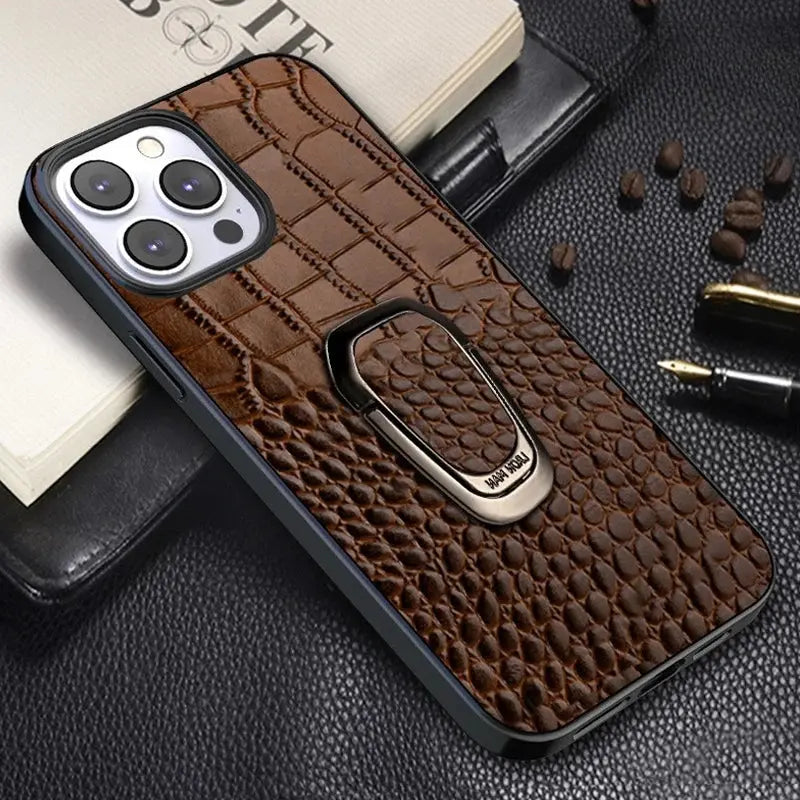 LuxView Genuine Leather Case for iPhone - Pinnacle Luxuries
