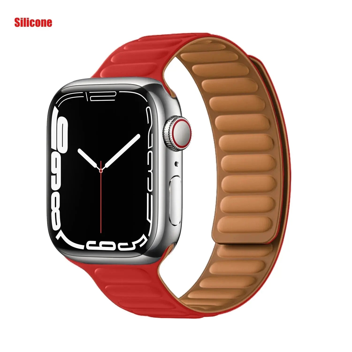 Luxe Leather Loop & Silicone Magnetic Bands for Apple Watch Series 9 & Ultra 2 - Pinnacle Luxuries