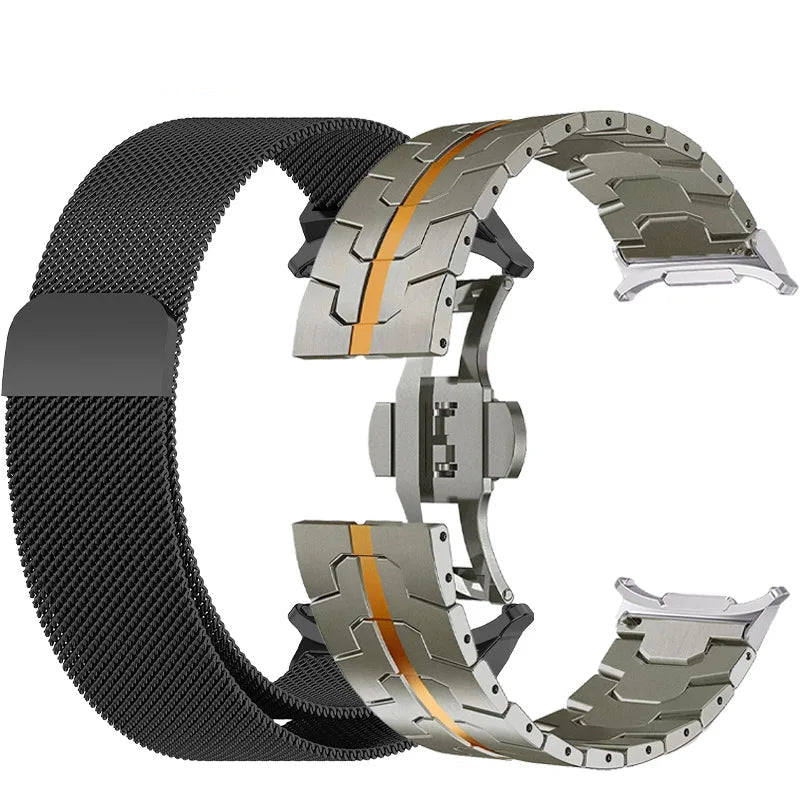 Titanium DuoFlex Band Set – The Ultimate 2-in-1 Upgrade for Samsung Galaxy Watch Ultra 47mm