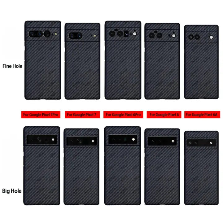 CarbonShield: Premium Genuine Aramid Carbon Fiber Phone Case For Google Pixel 6 and Pixel 7 Pinnacle Luxuries