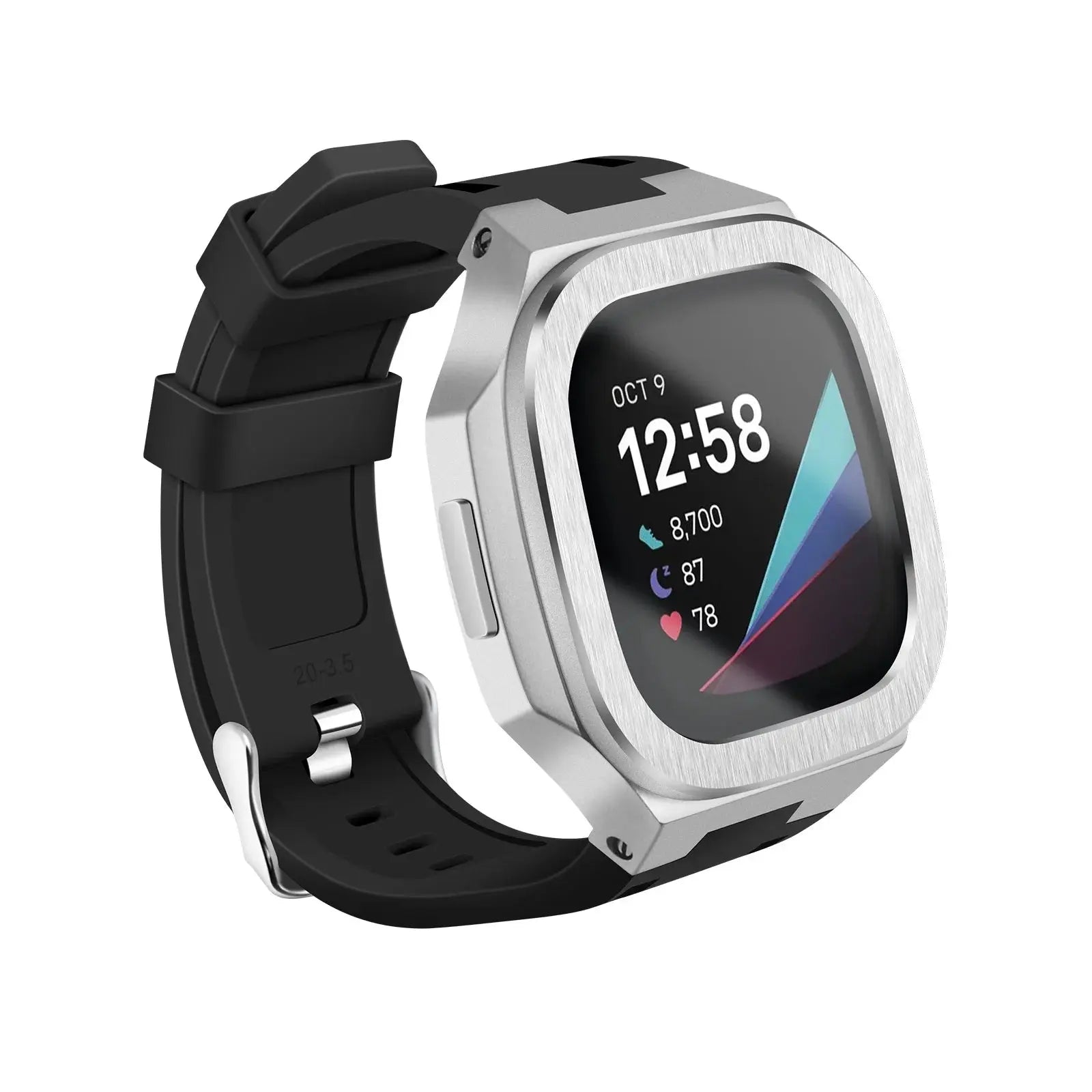 TitanFlex Band & ArmorShield Protector for Fitbit Versa 3/4 & Sense 1/2