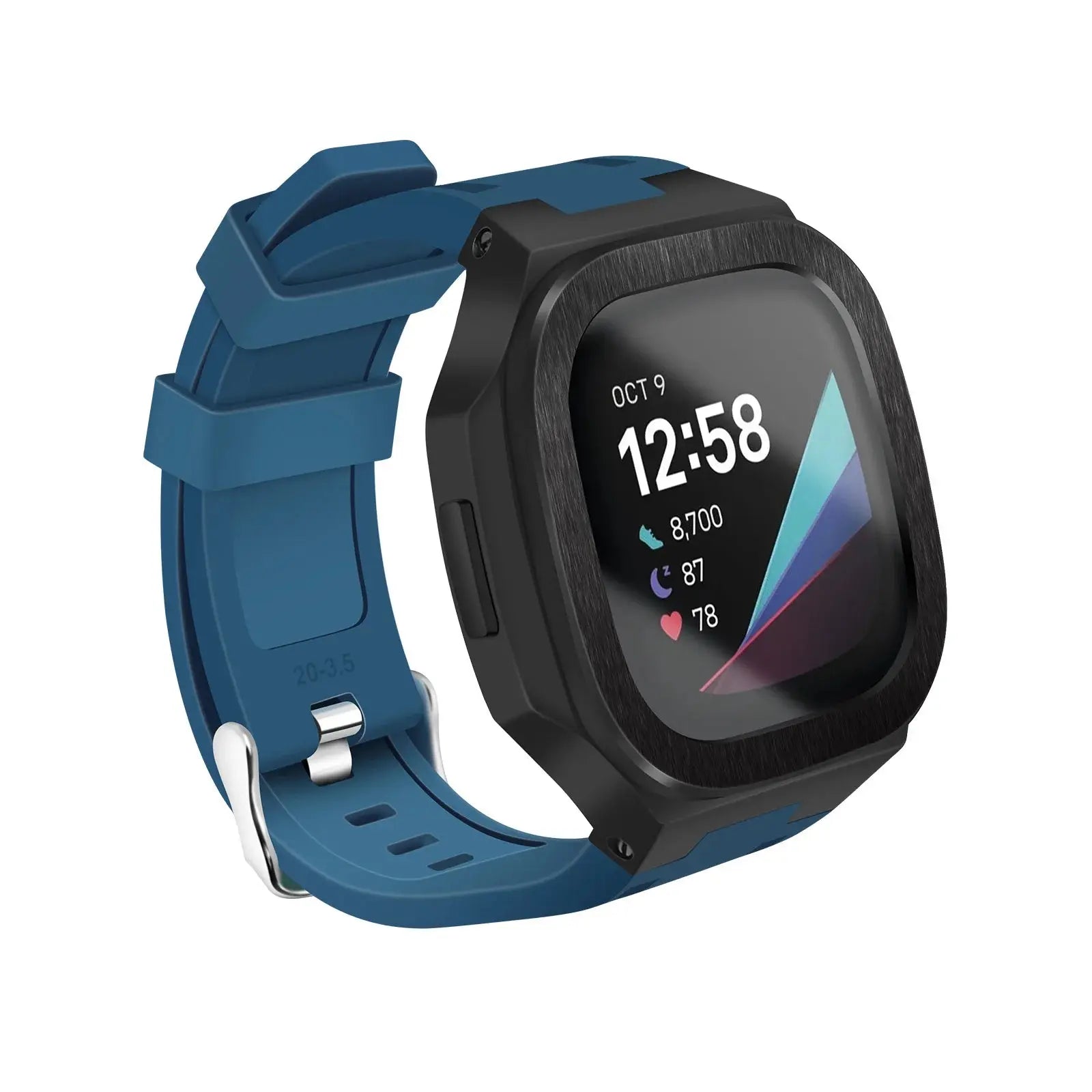 TitanFlex Band & ArmorShield Protector for Fitbit Versa 3/4 & Sense 1/2