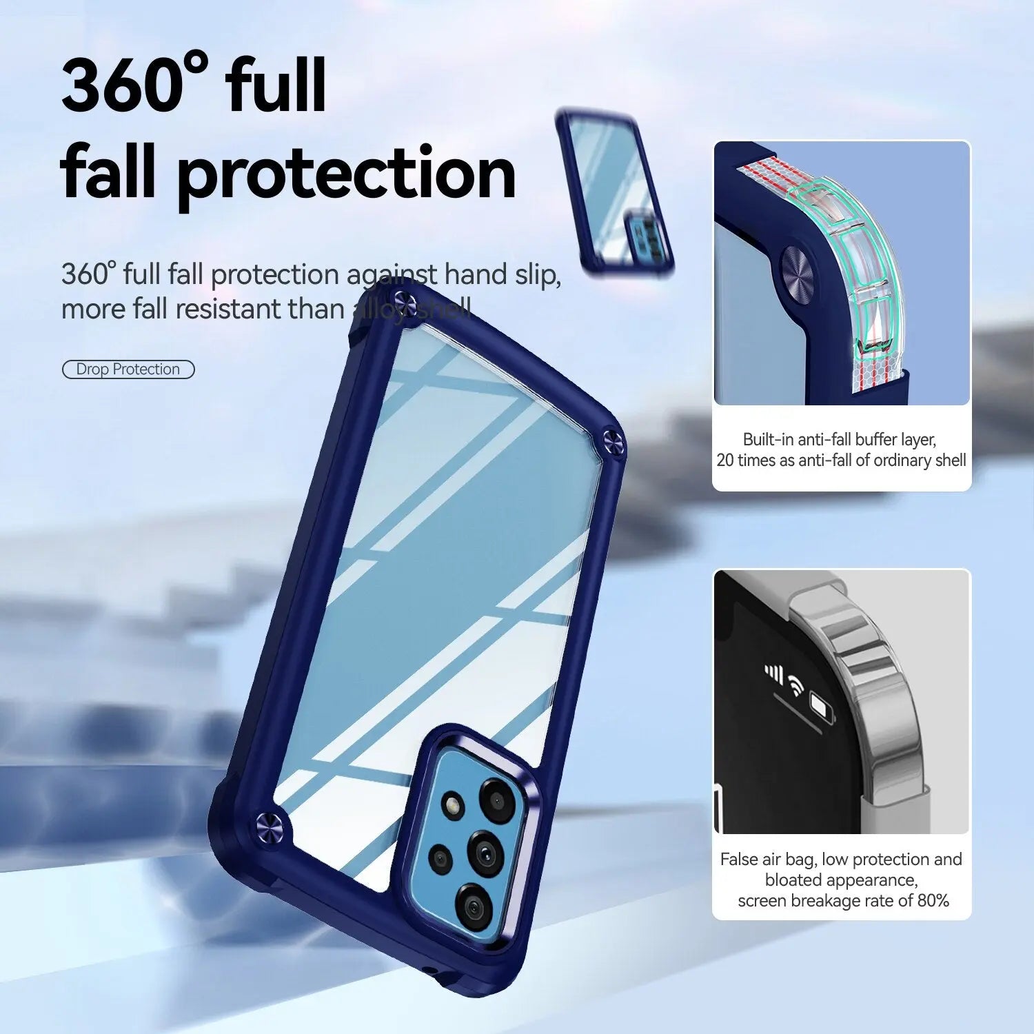 Pinnacle 6-in-1 Case Protection For Samsung Galaxy - Pinnacle Luxuries