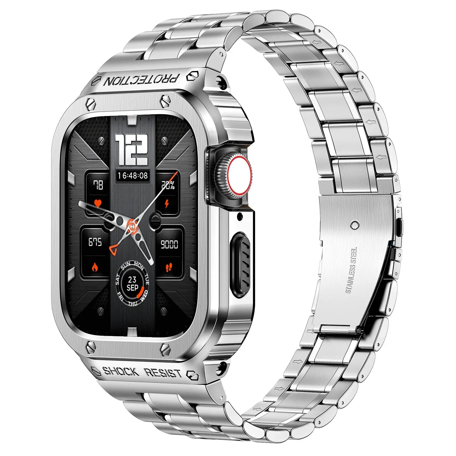 Pinnacle Stainless Steel Band And Case For Apple Watch - Pinnacle Luxuries