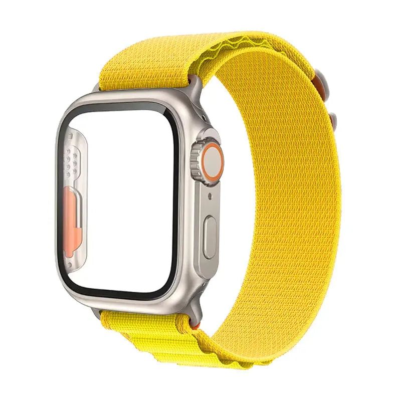 Ultimate Protection Bundle: Nylon Band and Case Screen Protector for Apple Watch - Pinnacle Luxuries